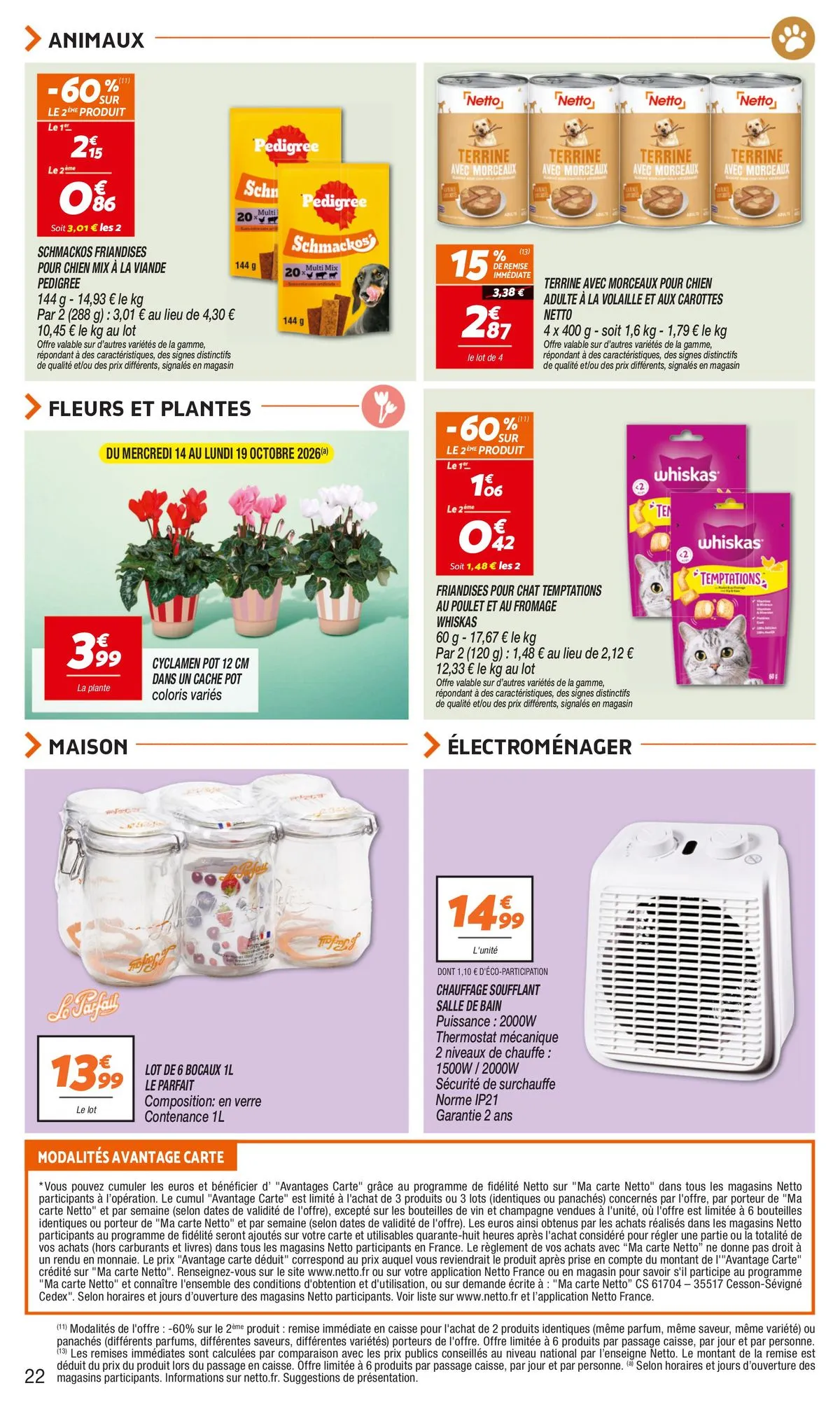 Catalogue Netto · du 6 octobre 2026 au 19 octobre 2026 — page 22