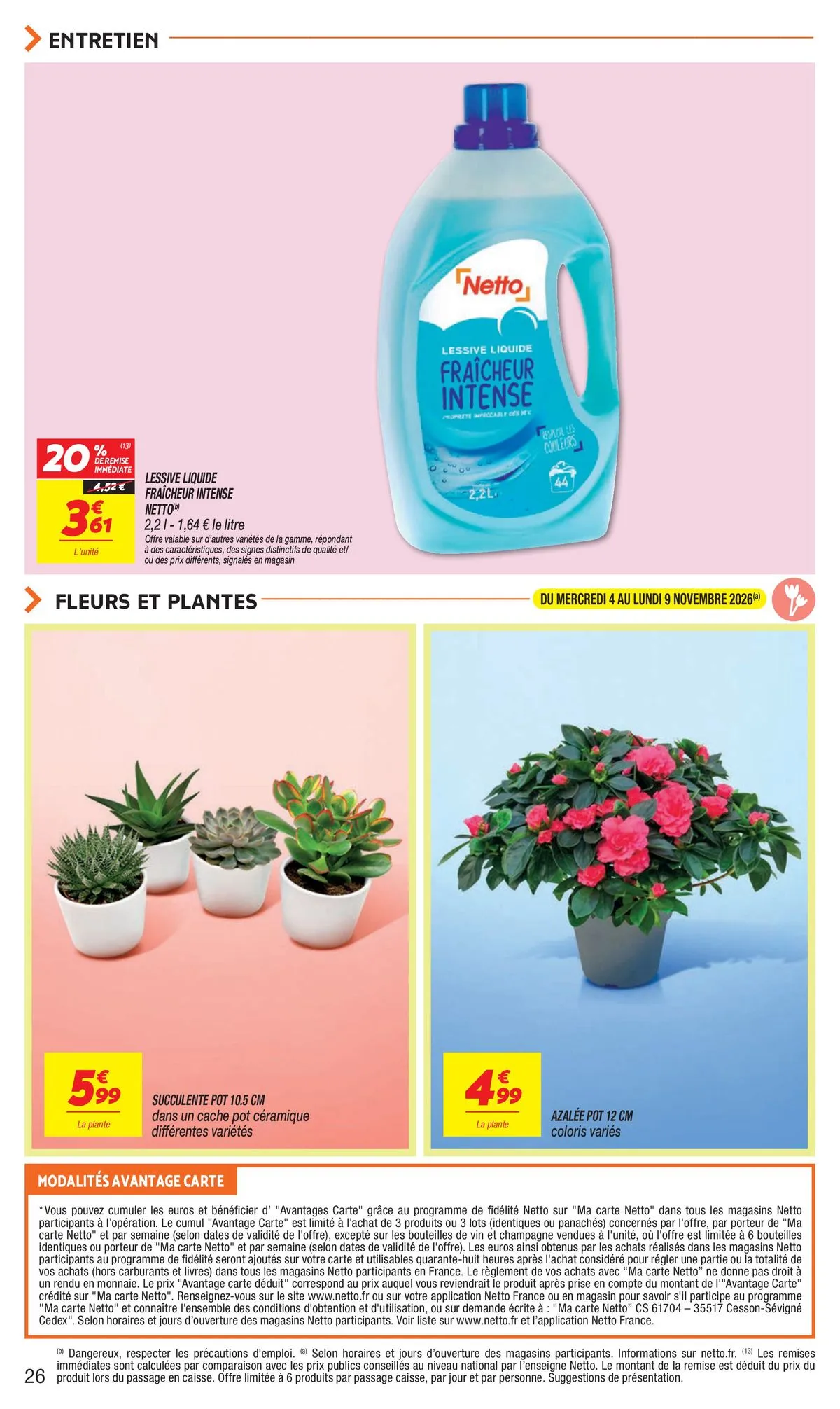 Catalogue Netto · du 3 novembre 2026 au 9 novembre 2026 — page 26