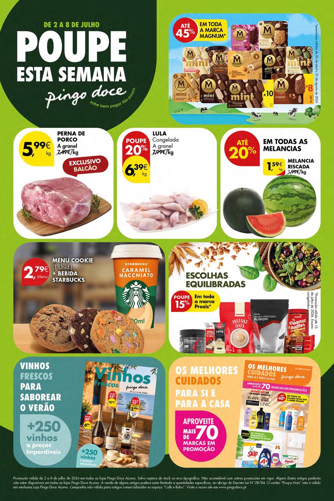 Folheto Pingo Doce · de 2 a 8 de Julho — página 1