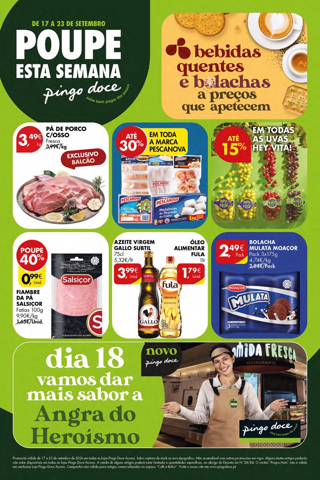 Folheto Pingo Doce · de 17 a 23 de Setembro — página 1