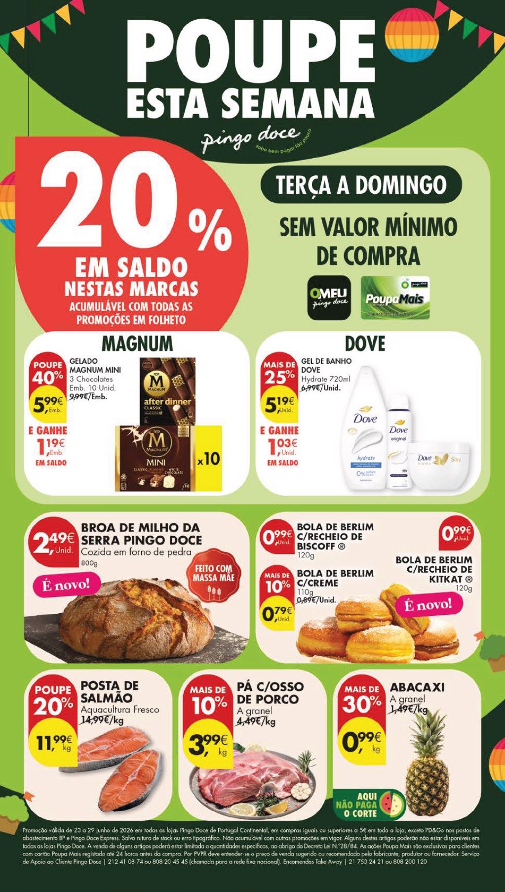 Folheto Pingo Doce · de 23 a 29 de Junho — página 1