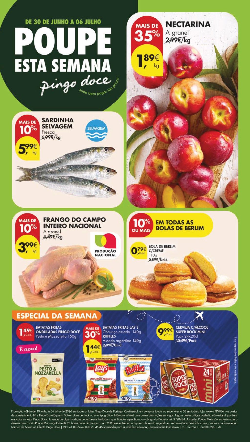 Folheto Pingo Doce · de 30 de Junho a 6 de Julho — página 1