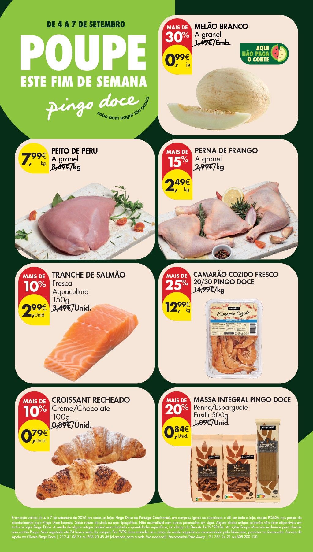 Folheto Pingo Doce · de 4 a 7 de Setembro — página 1
