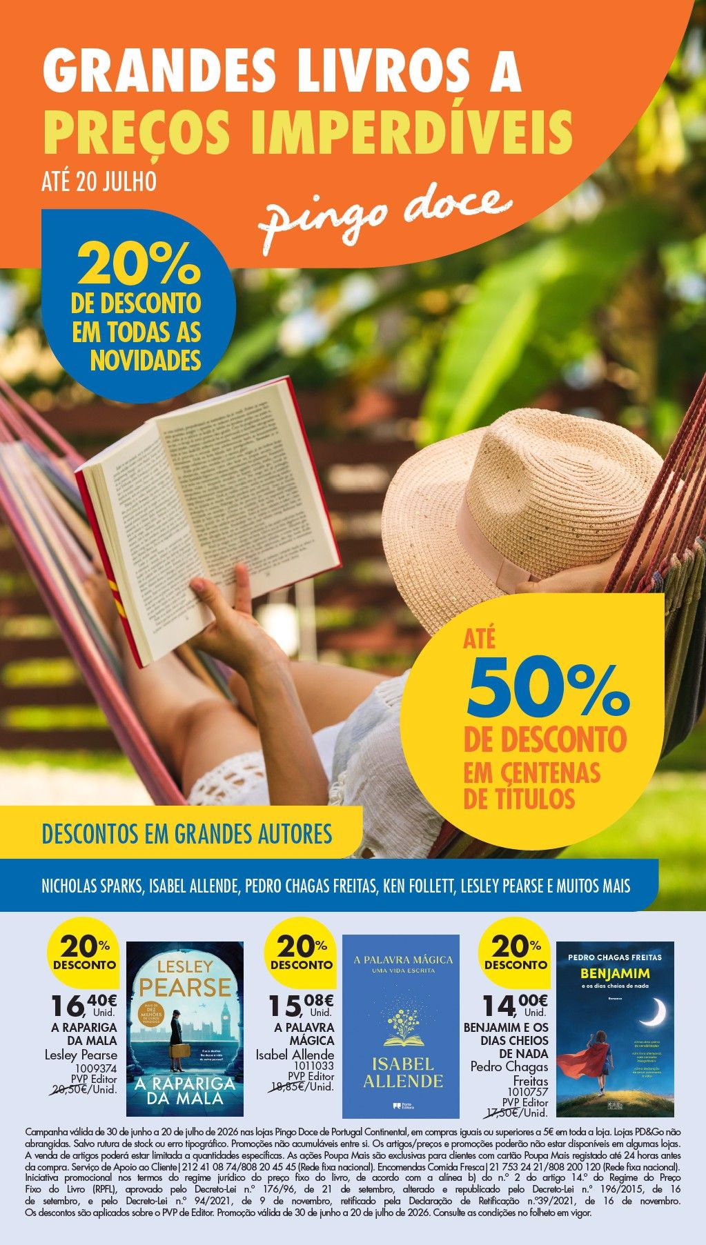 Folheto Pingo Doce · de 30 de Junho a 20 de Julho — página 1