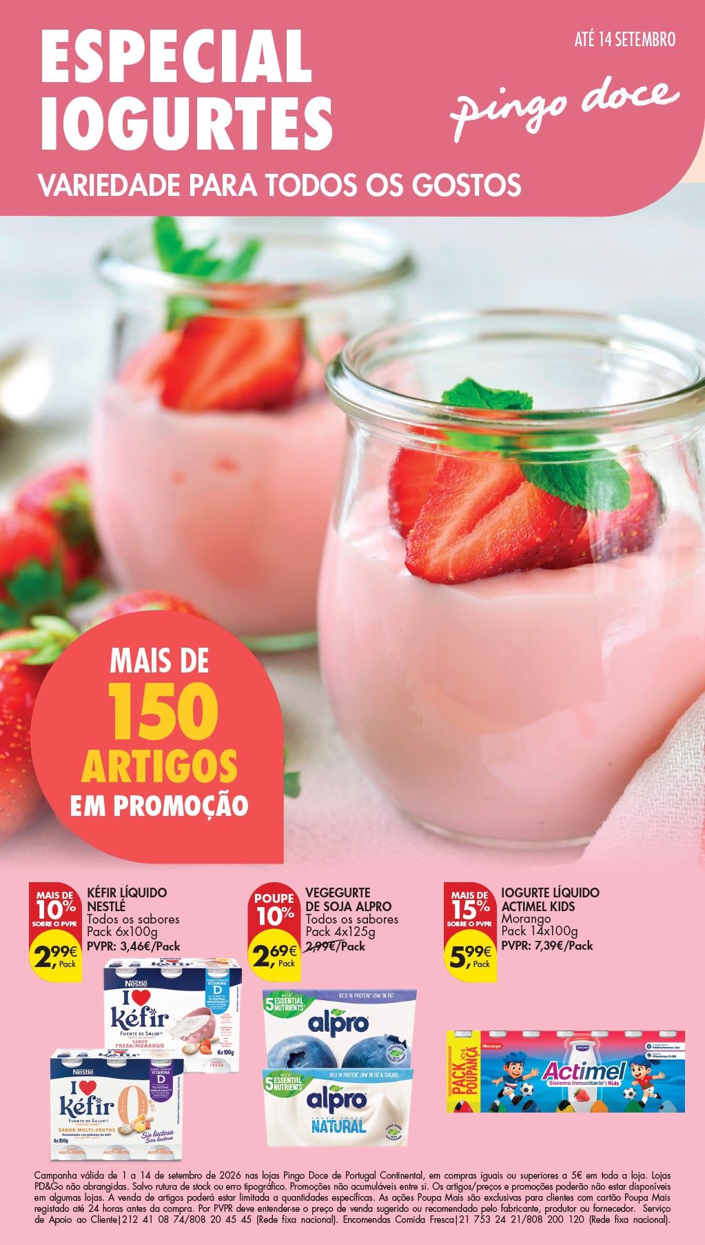 Folheto Pingo Doce · de 1 a 14 de Setembro — página 1