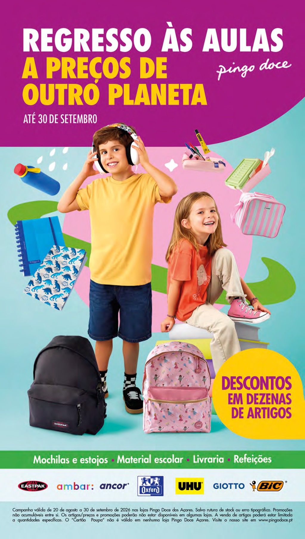 Folheto Pingo Doce · de 20 de Agosto a 30 de Setembro — página 1