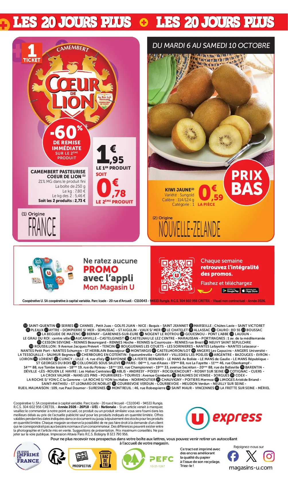 Catalogue Super U · du 6 octobre 2026 au 18 octobre 2026 — page 16