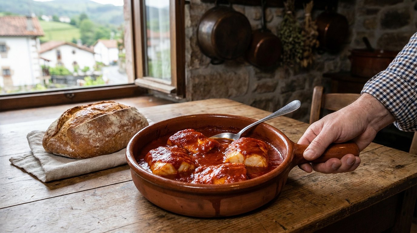 Bacalao a la vizcaína