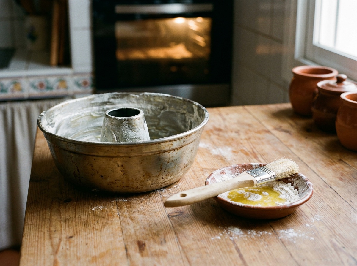 Precalienta el horno y prepara el molde