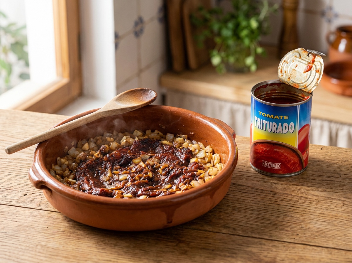 Prepara el sofrito base