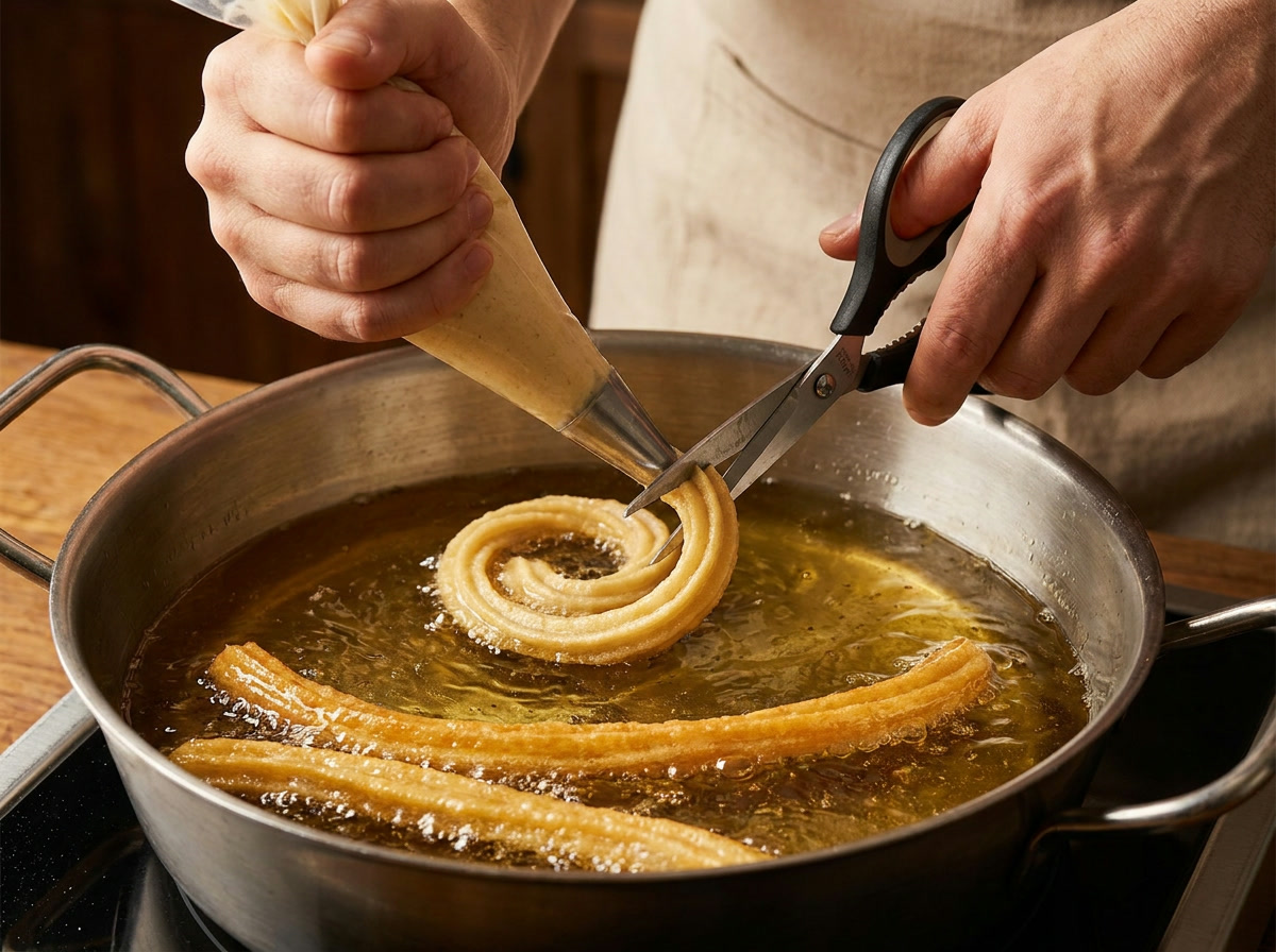 Fríe los churros
