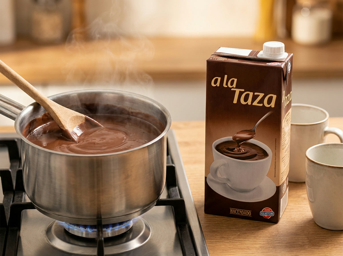 Calienta el chocolate