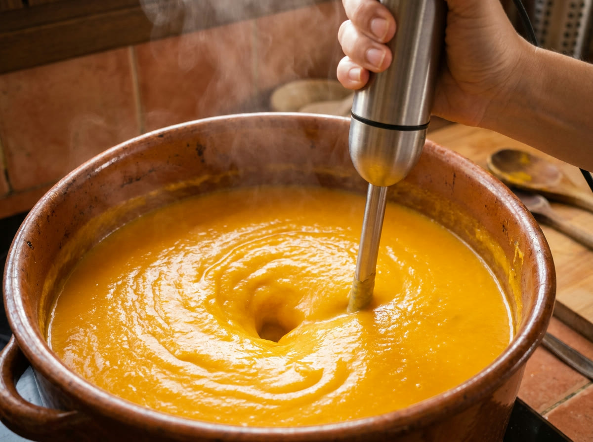 Tritura hasta obtener una crema fina