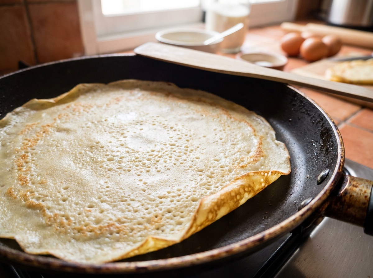 Cuaja el primer crepe