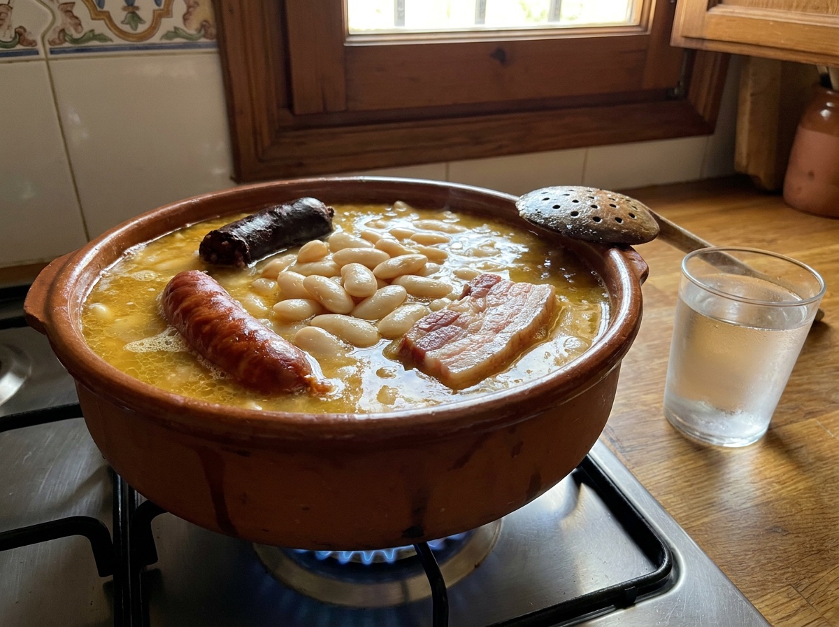 Cuece las alubias con el compango