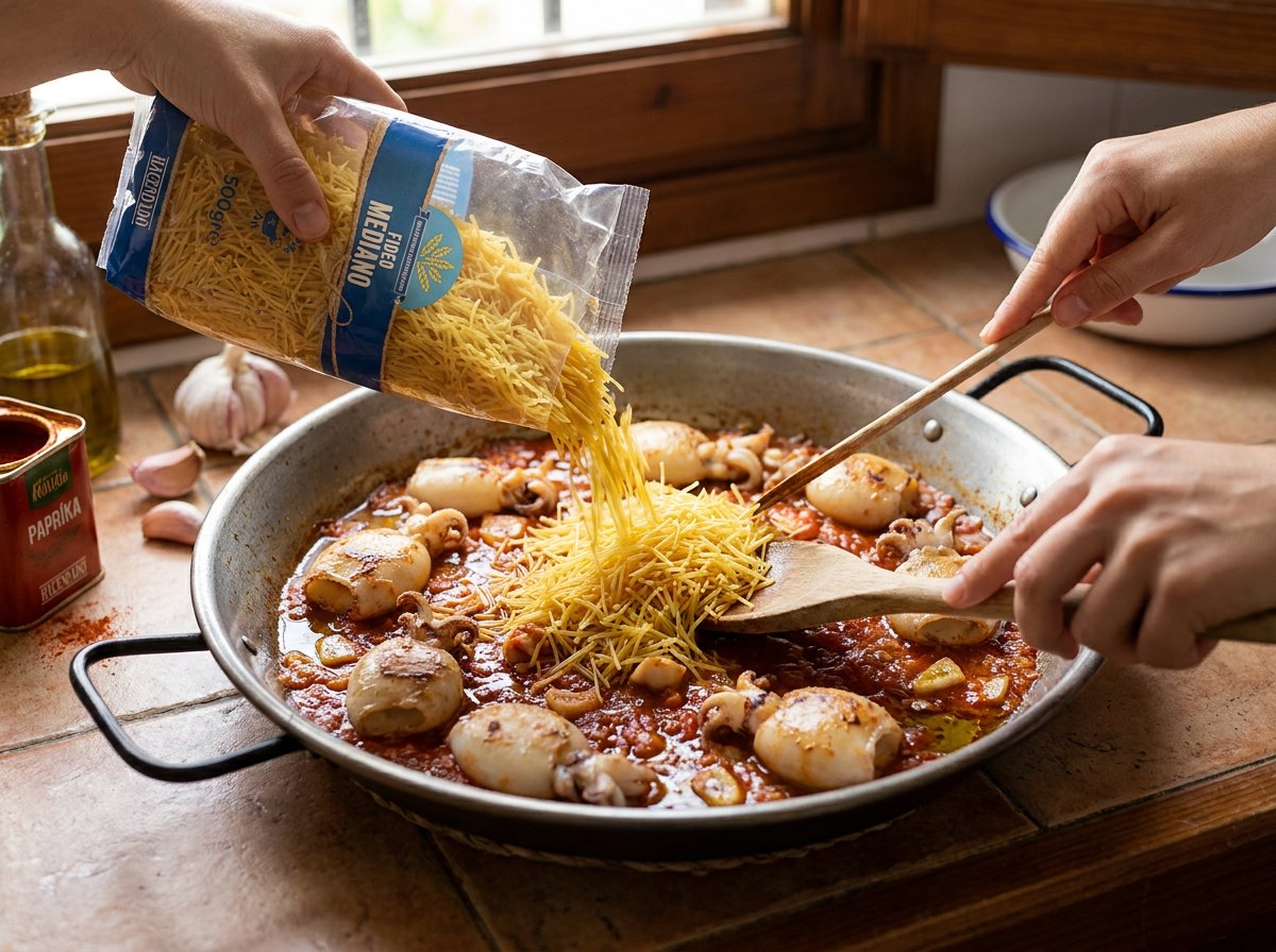 Tuesta el fideo