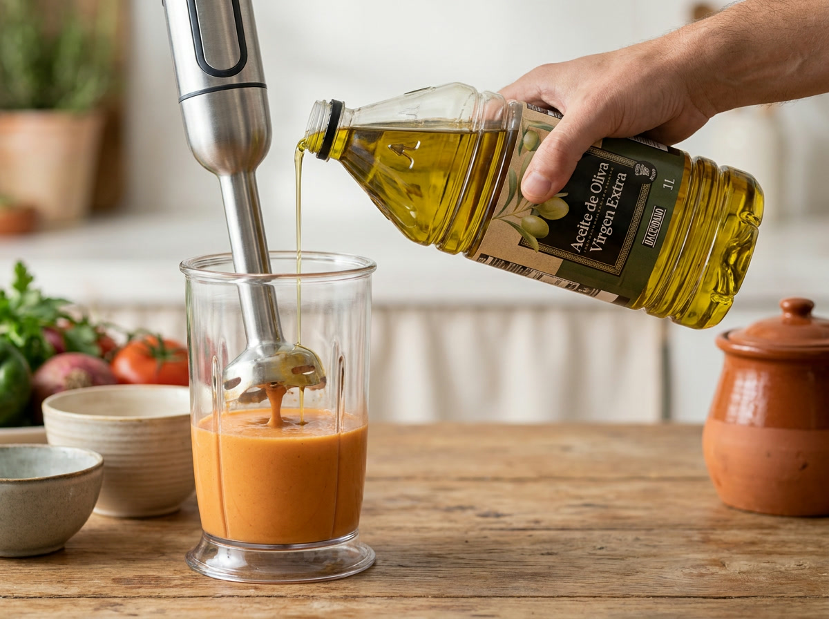 Emulsiona con aceite