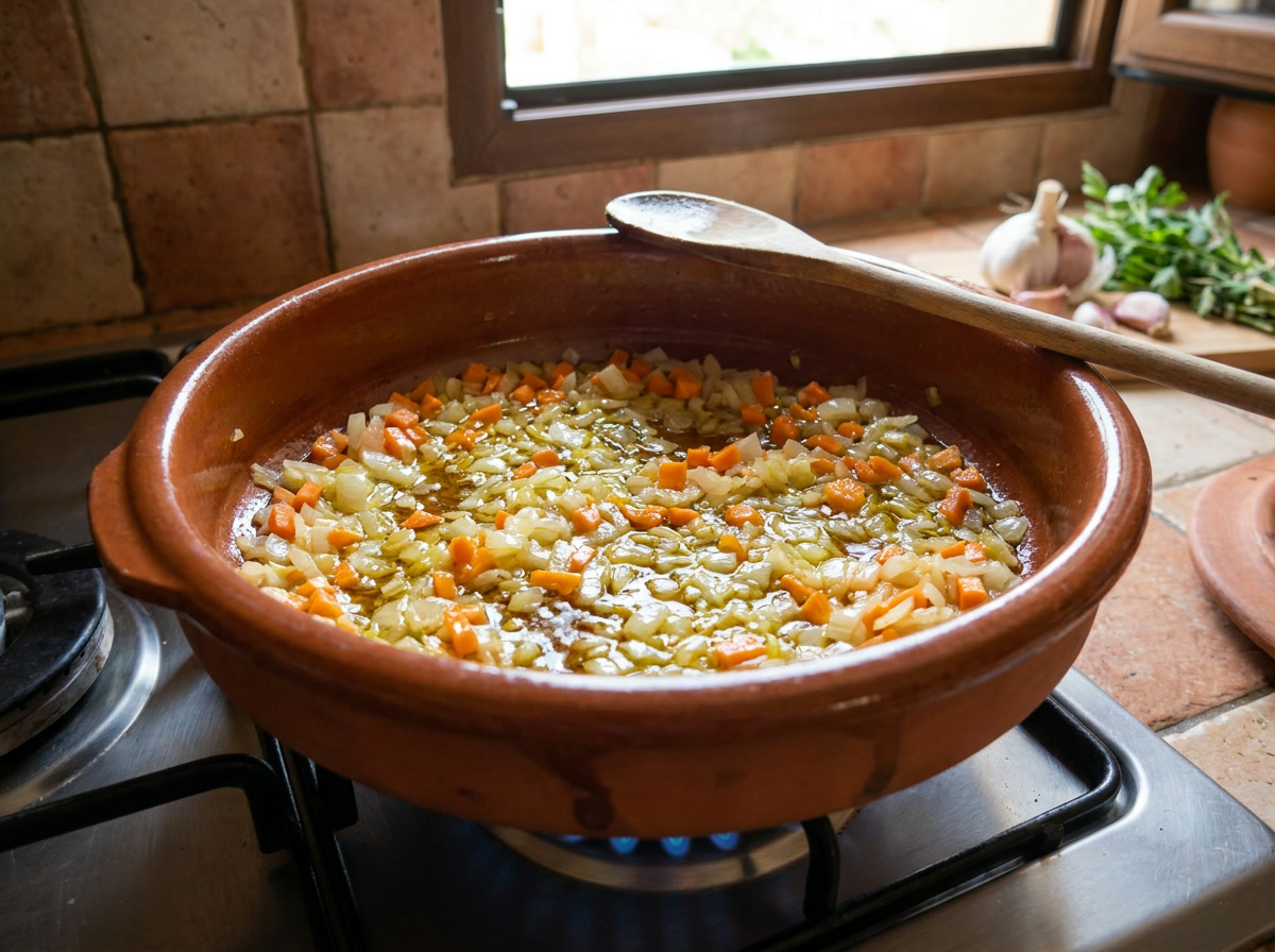 Sofríe las verduras