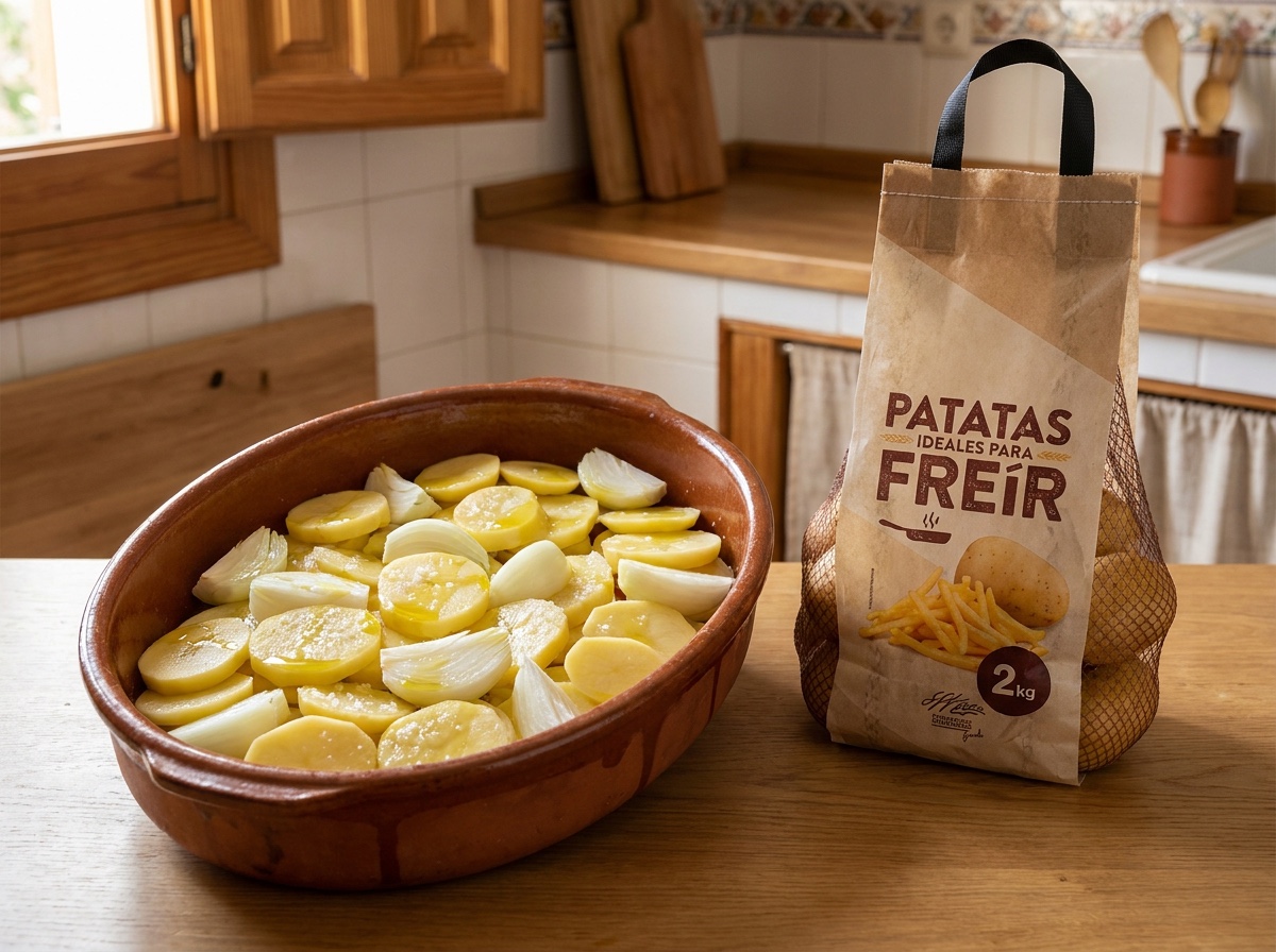 Prepara las patatas