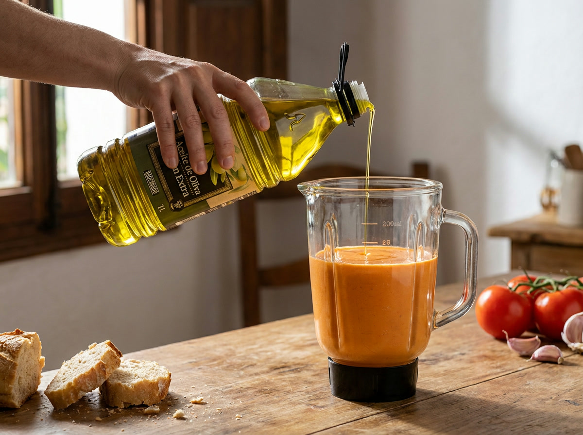 Emulsiona con aceite