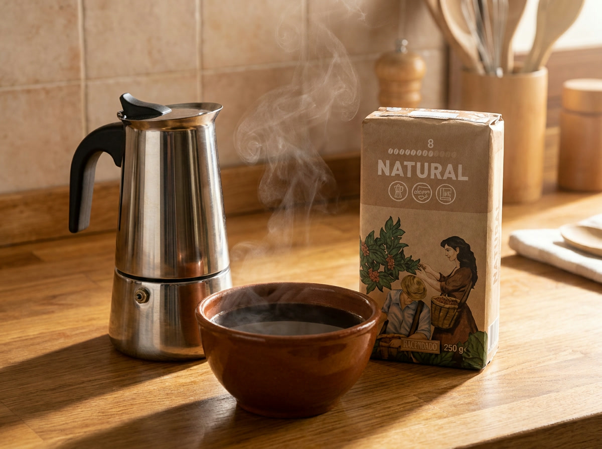 Haz el café y déjalo templar