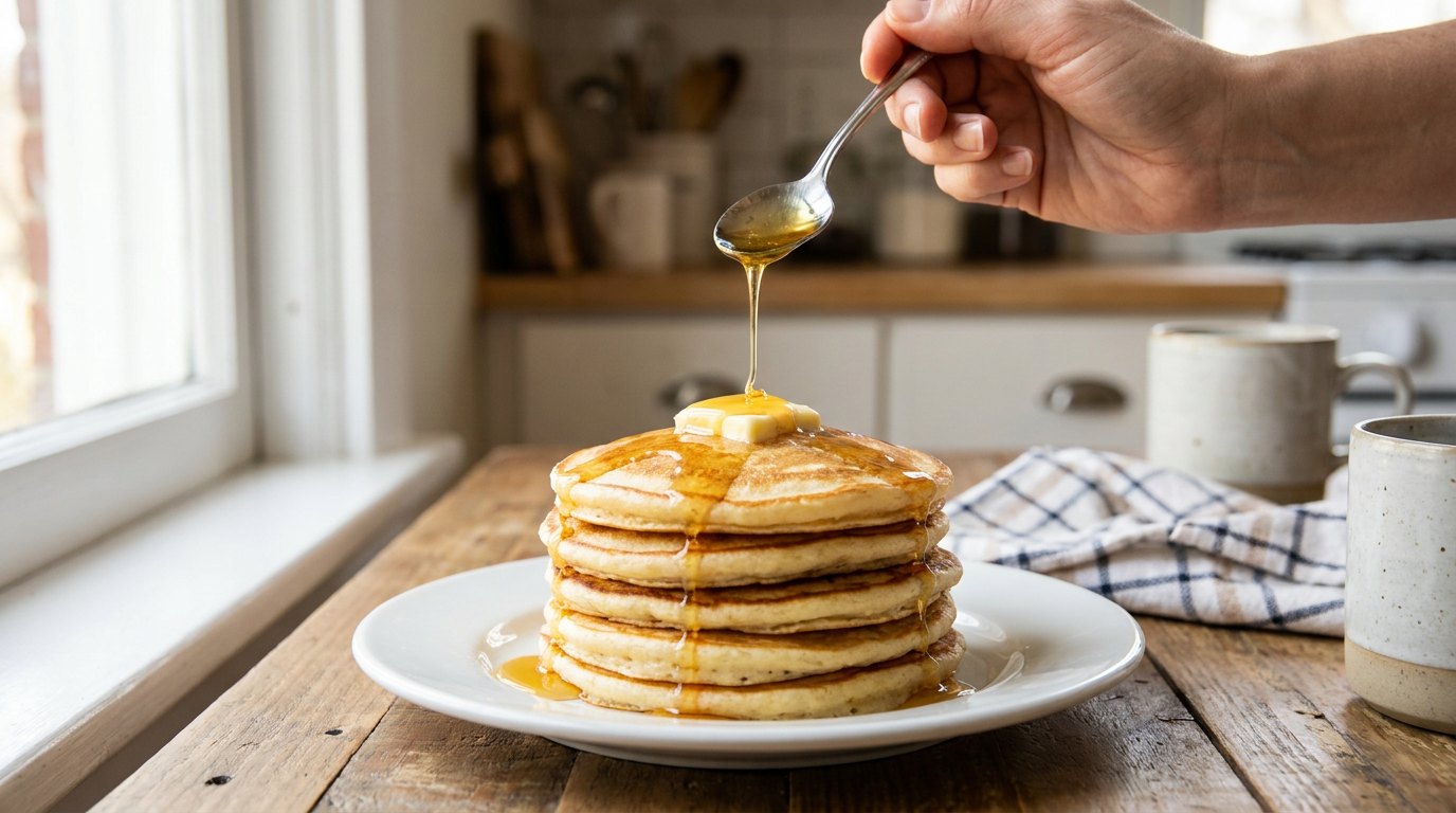 Tortitas americanas esponjosas