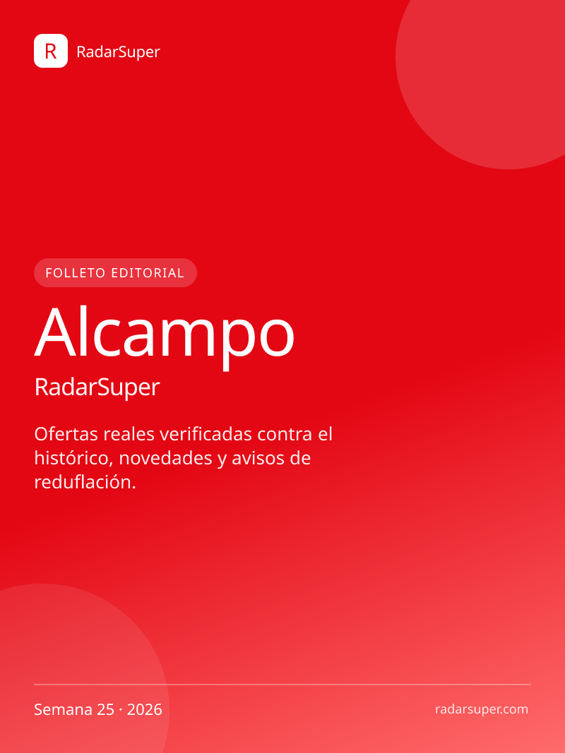 Portada Folleto Alcampo RadarSuper · del 15 al 21 de junio de 2026