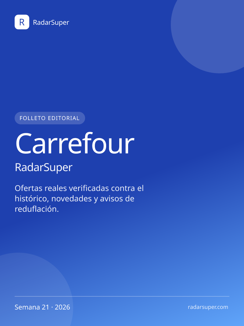 Portada Folleto Carrefour RadarSuper · del 18 al 24 de mayo de 2026
